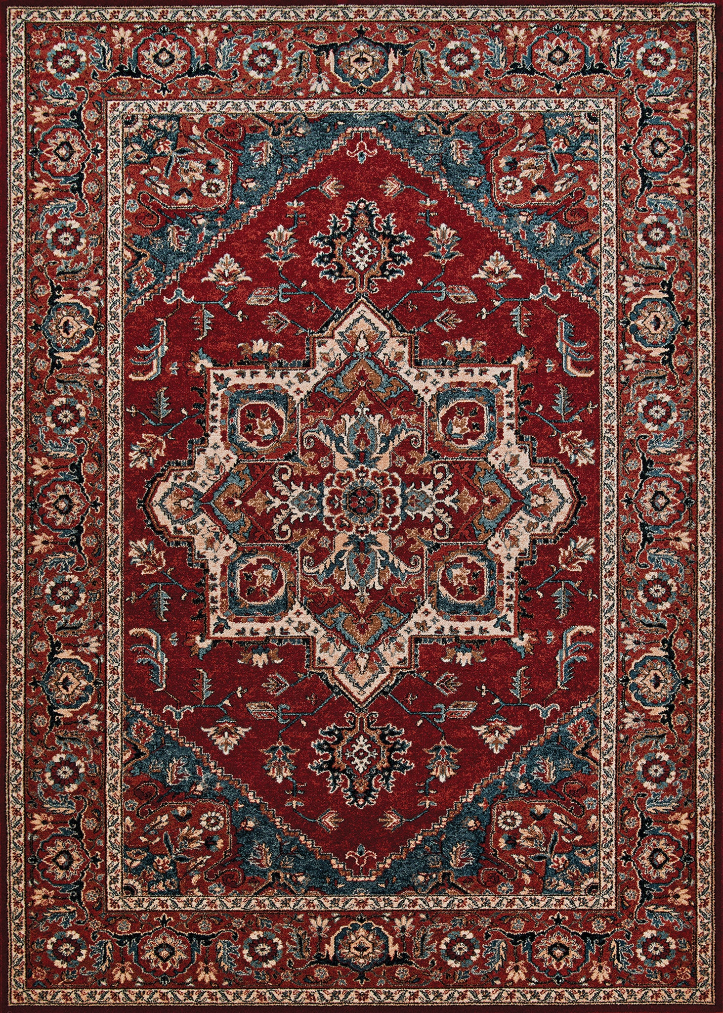 絨毯　mashad carpet Couristan Old World Classic Antique Mashad Antique Red Rug