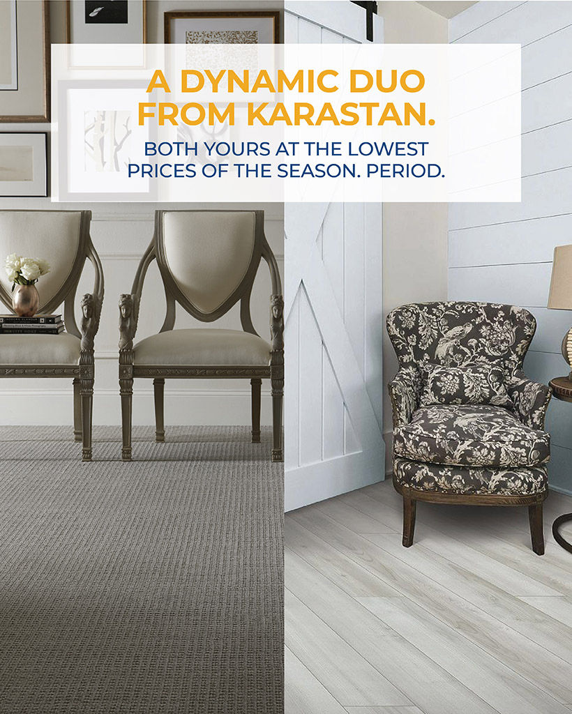 A DYNAMIC DUO FROM KARASTAN.