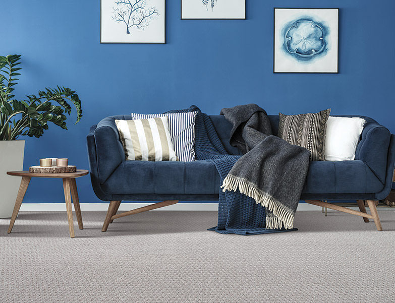 Patterned Carpet Bedroom