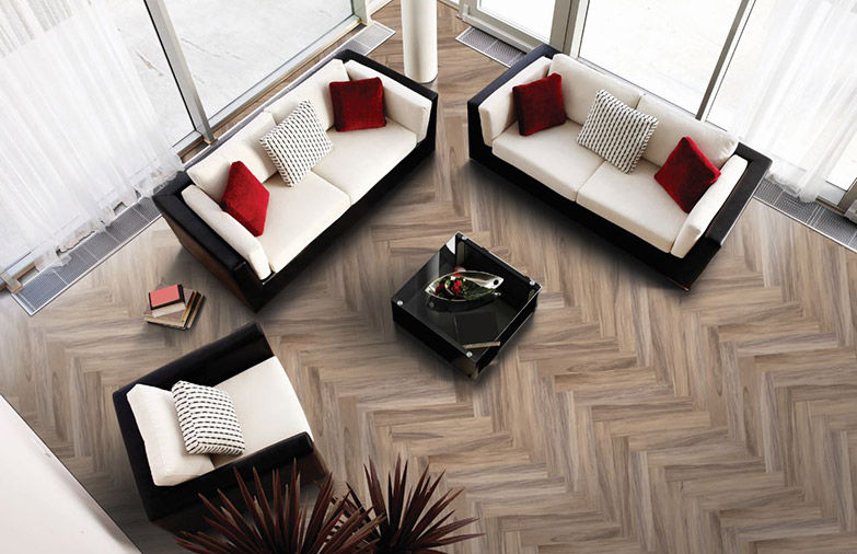 Family Room Tile Flooring