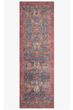 Loren LQ-10 Blue/Red Area Rug