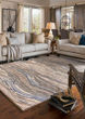 Enigma Continuum Smokey Grey Area Rug