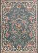 Avalon 5602 Slate Blue Aubusson Area Rug