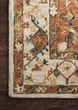 Beatty BEA-01 Ivory/Rust Area Rug