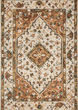 Beatty BEA-01 Ivory/Rust Area Rug