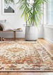 Beatty BEA-01 Ivory/Rust Area Rug