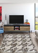 Chalet Freeform Cappucino Area Rug