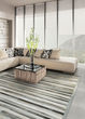 Chalet Plank Grey/Ivory Area Rug