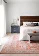 Claire CLE-01 Red/Ivory Area Rug