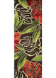Covington Areca Palms Brown/Forest Green Rug