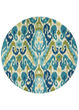 Covington Delfina Azure/Lemon Area Rug