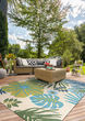 Covington Summer Laelia Ivory/Fern Area Rug
