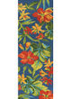 Covington Tropical Orchid Azure/Forest Area Rug