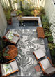 Dolce Flora Snow Area Rug