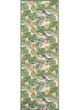Dolce Flowering Fern Ivory/Hunter Green Area Rug