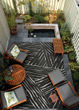 Dolce Parquet Charcoal Area Rug