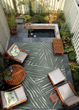 Dolce Parquet Fern Area Rug