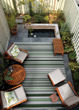 Dolce Striped Grass Area Rug