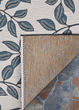 Dolce Summer Ivy Ivory Slate Blue Area Rug