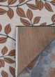 Dolce Summer Ivy Ivory Terracotta Area Rug