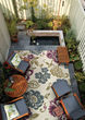 Dolce Tivoli Ivory/Multi Area Rug