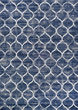 Easton Ogee Dusk Blue Area Rug