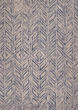 Gramercy 1611 Blue Herringbone Rug