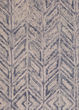 Gramercy 1611 Blue Herringbone Rug