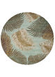 Havana 2612 Aqua Fern View Area Rug