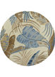 Havana 2624 Ivory/Blue Rainforest Area Rug