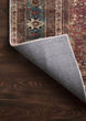 Layla LAY-01 Brick/Blue Area Rug