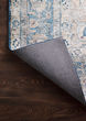 Layla LAY-07 Blue/Tangerine Area Rug