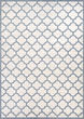 Marina Garden Gate Oyster/Slate Blue Area Rug