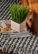 Maui 1341 Grey Houndstooth Area Rug