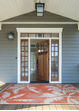 Monaco Coastal Floral Ivory/Orange Area Rug