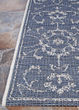 Monte Carlo Summer Vines Navy/Ivory Area Rug