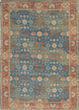 Morris 2227 Blue/Red Traditions Area Rug