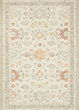 Norabel NOR-03 Ivory/Rust Area Rug