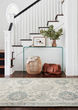Norabel NOR-04 Ivory/Blue Area Rug
