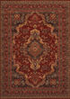 Old World Classic Kerman Medallion Burgundy Rug