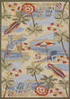 Outdoor Escape Cocoa Beach Sand Area Rug