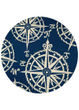 Outdoor Escape Mariner Navy/Ivory Area Rug