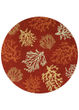 Outdoor Escape Sea Reef Terra Cotta Area Rug
