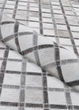 Prairie Retro Lattice Grey Ivory Area Rug