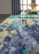 Prismatic PRS09 Silver/Blue Area Rug