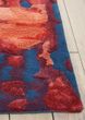 Prismatic PRS13 Blue Flame Area Rug