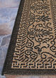 Recife Antique Medallion Black/Cocoa Area Rug
