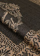 Recife Antique Medallion Black/Cocoa Area Rug