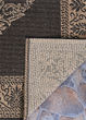 Recife Antique Medallion Black/Cocoa Area Rug