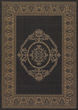Recife Antique Medallion Black/Cocoa Area Rug
